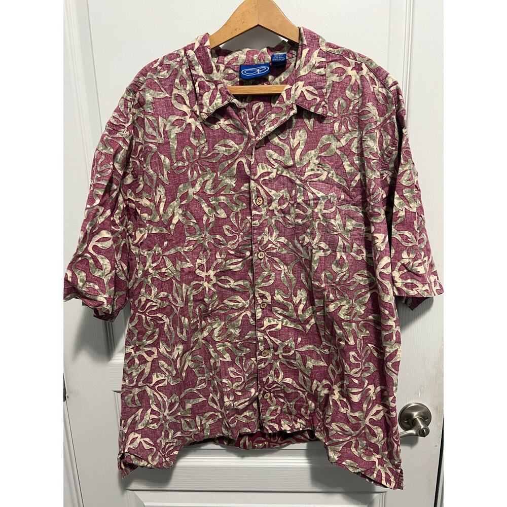 OP Ocean Pacific XXL Hawaiian Shirt 100% cotton